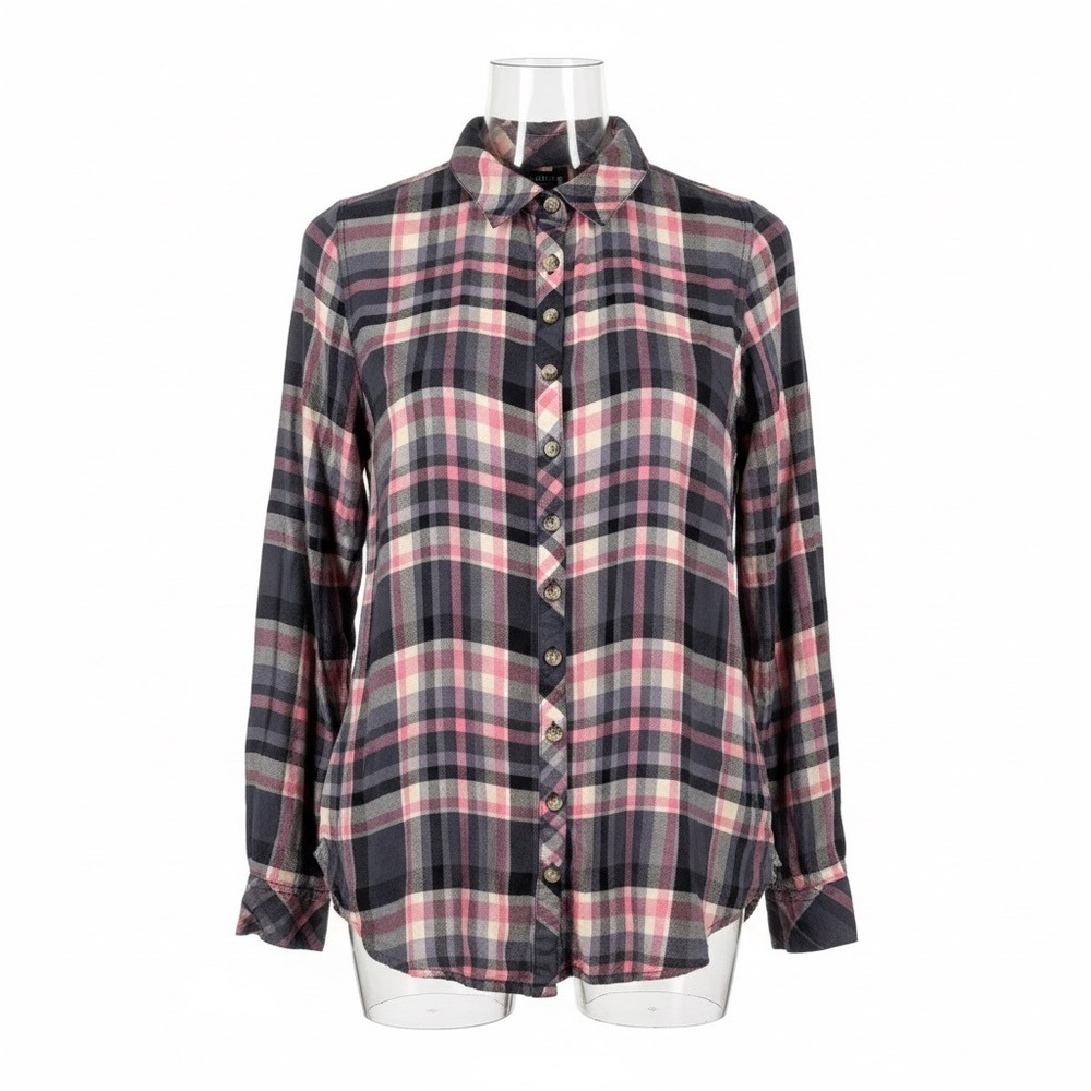 Tolani Collection Shirt‎ Womens Plaid Long Sleeve Button Down Size Small